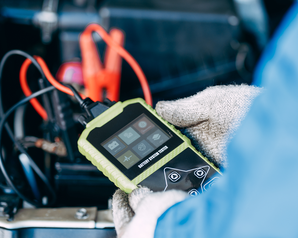 Technisches Gerät zur Überprüfung der Batterie