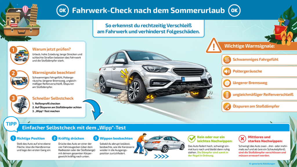 Erklär-Grafik zum Auto-Fahrwerk